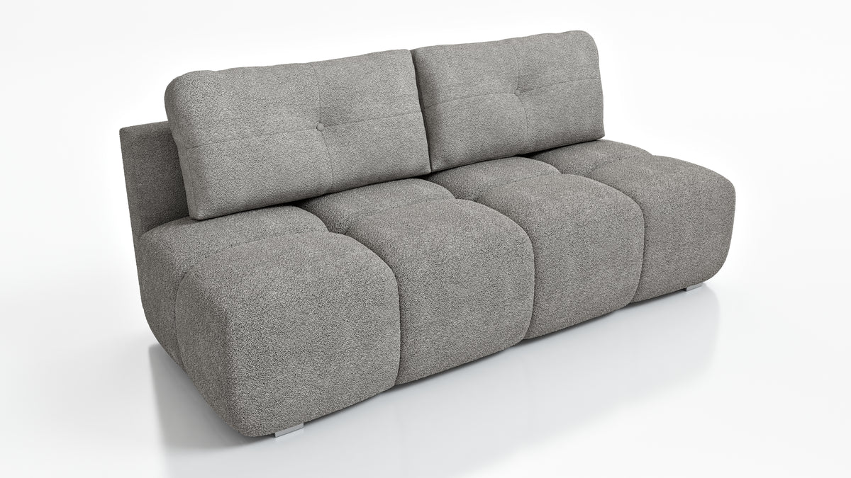 NEW!! SOFA BED MOKKA 205 CM FOAM + WAVY SPINGS CHOICE OF COLORS