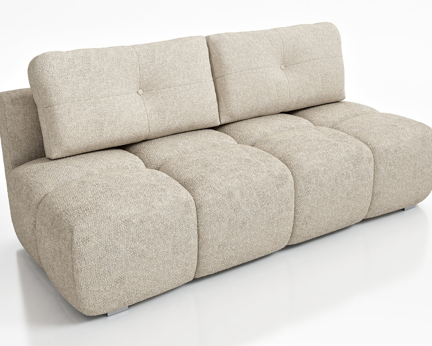 NEW!! SOFA BED MOKKA 205 CM FOAM + WAVY SPINGS CHOICE OF COLORS