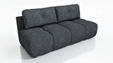 NEW!! SOFA BED MOKKA 205 CM FOAM + WAVY SPINGS CHOICE OF COLORS
