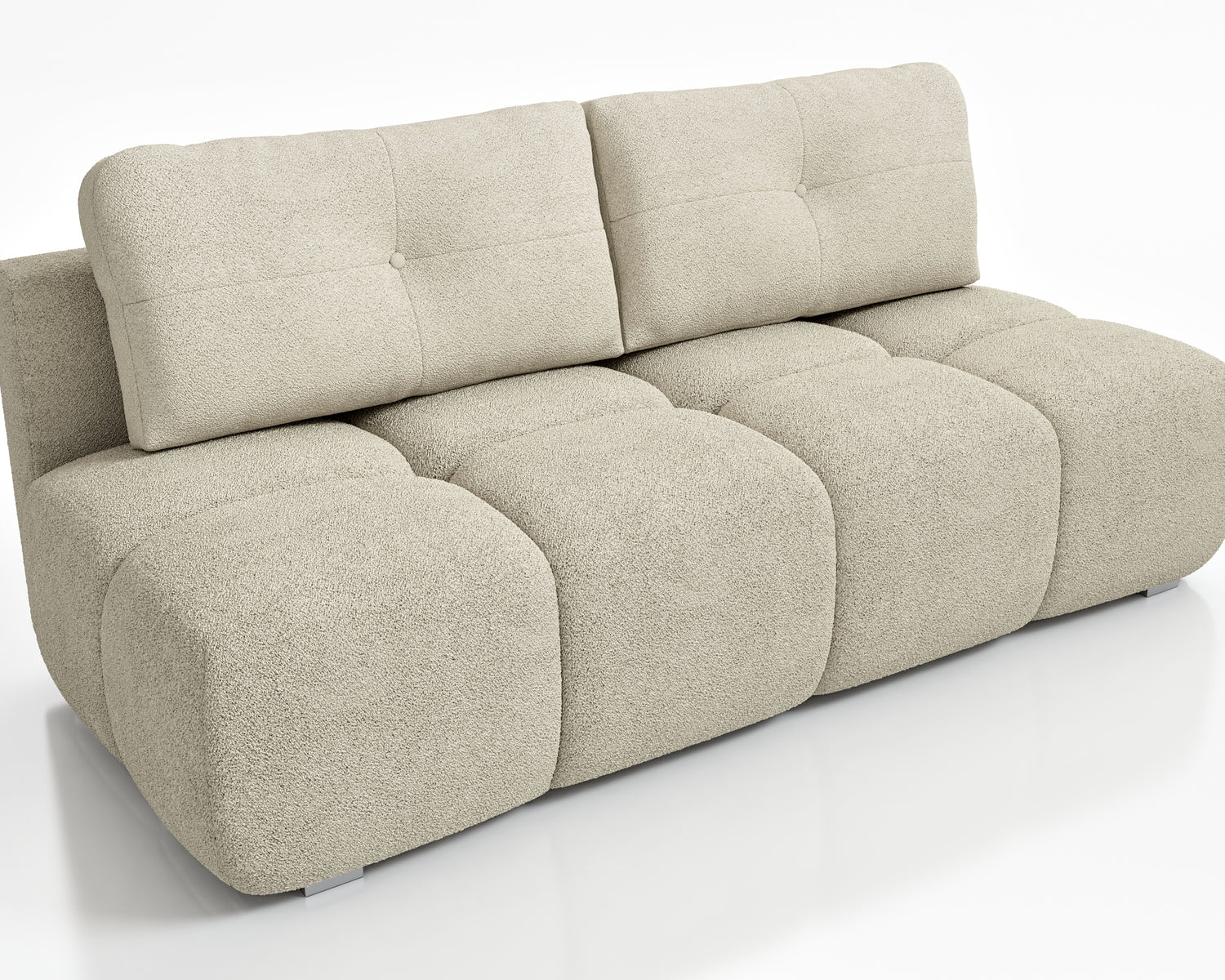 NEW!! SOFA BED MOKKA 205 CM FOAM + WAVY SPINGS CHOICE OF COLORS
