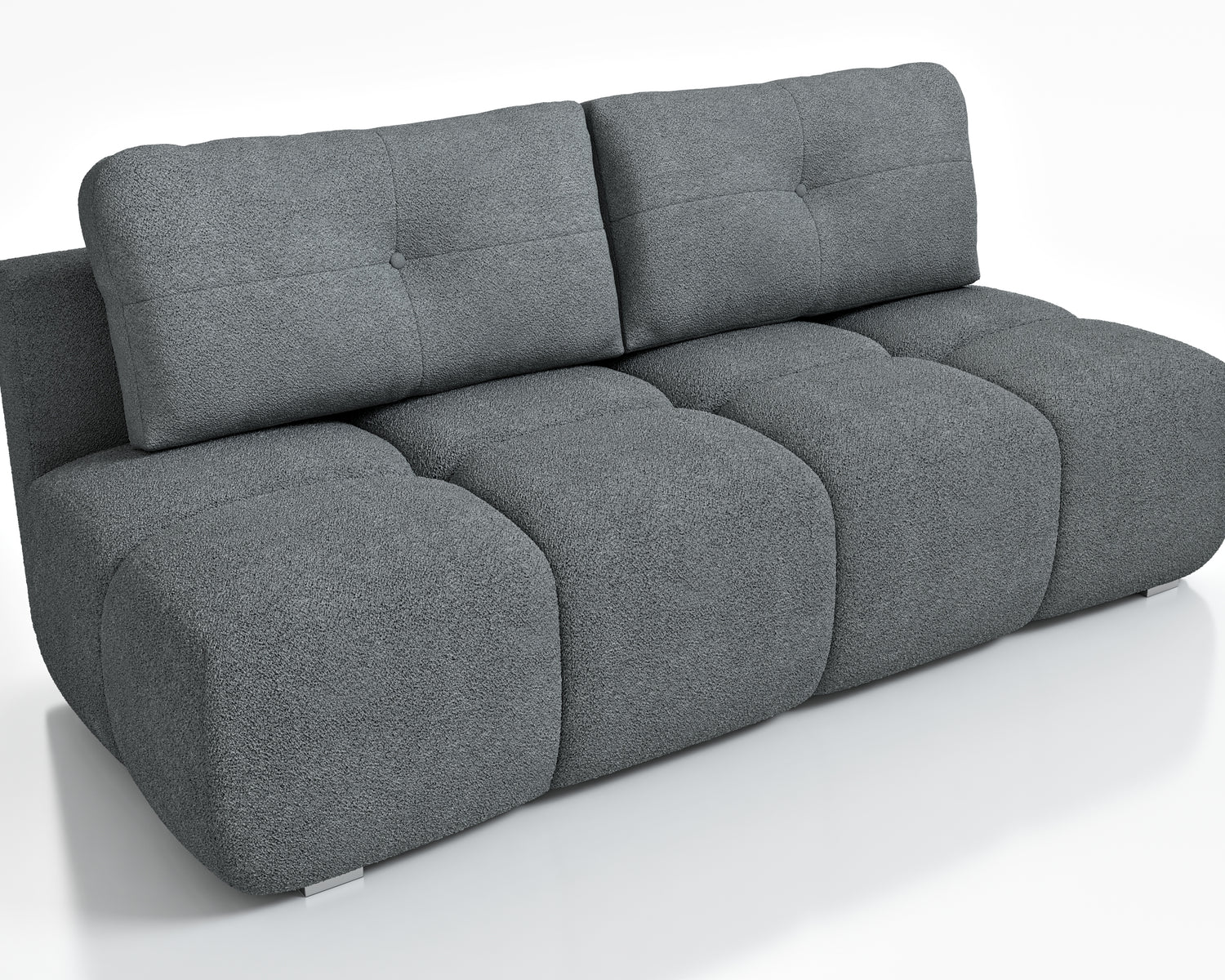 NEW!! SOFA BED MOKKA 205 CM FOAM + WAVY SPINGS CHOICE OF COLORS