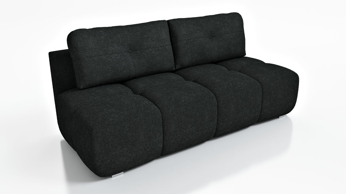 NEW!! SOFA BED MOKKA 205 CM FOAM + WAVY SPINGS CHOICE OF COLORS