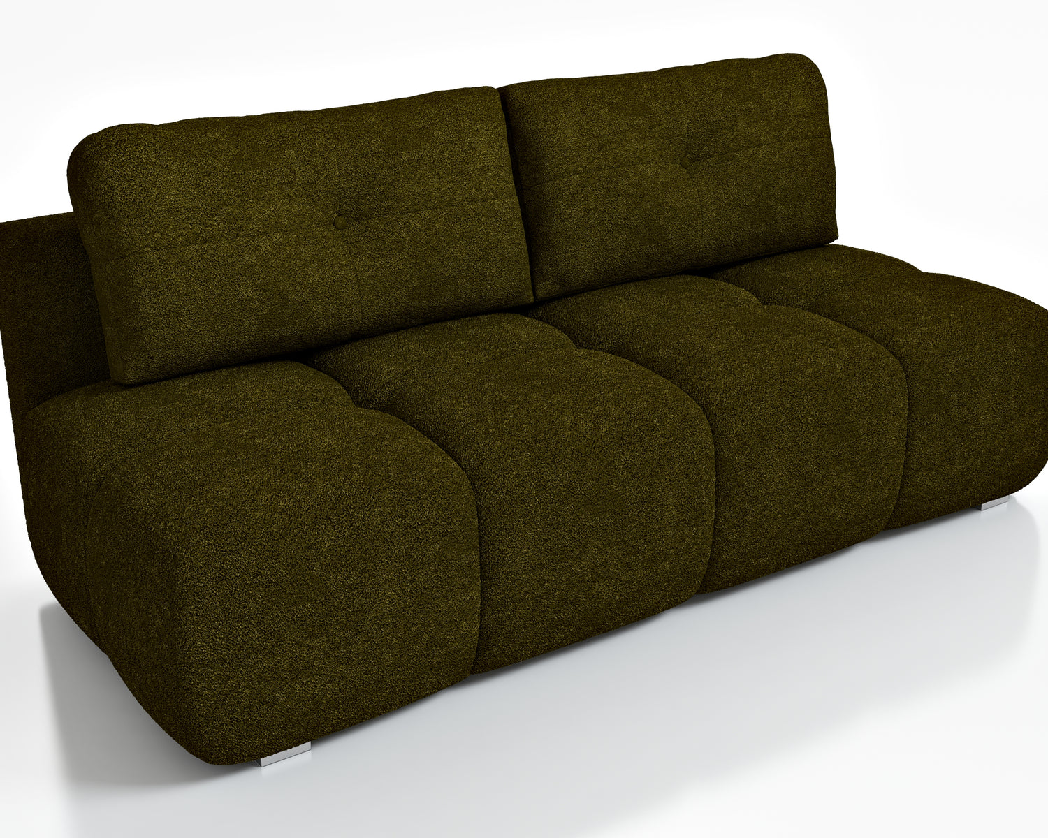 NEW!! SOFA BED MOKKA 205 CM FOAM + WAVY SPINGS CHOICE OF COLORS