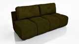NEW!! SOFA BED MOKKA 205 CM FOAM + WAVY SPINGS CHOICE OF COLORS