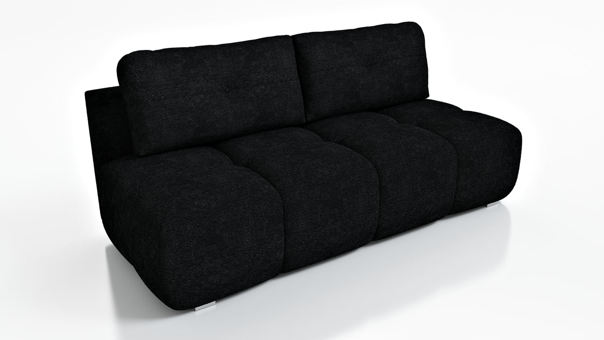 NEW!! SOFA BED MOKKA 205 CM FOAM + WAVY SPINGS CHOICE OF COLORS