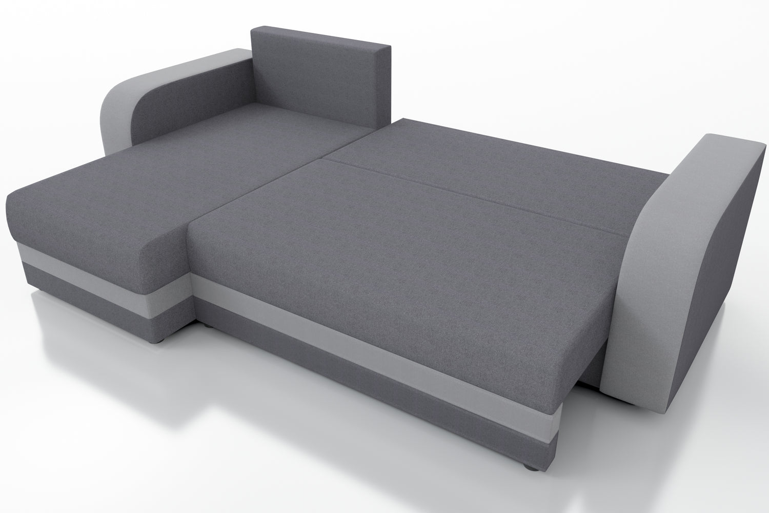 CORNER SOFA BED HAWO 242cm universal RIGHT/LEFT CORNER / FOAM + SPINGS
