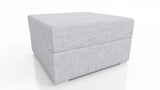 CORNER SOFA BED FINO 228CM + MATCHING STOOL / SPRINGS + FOAM