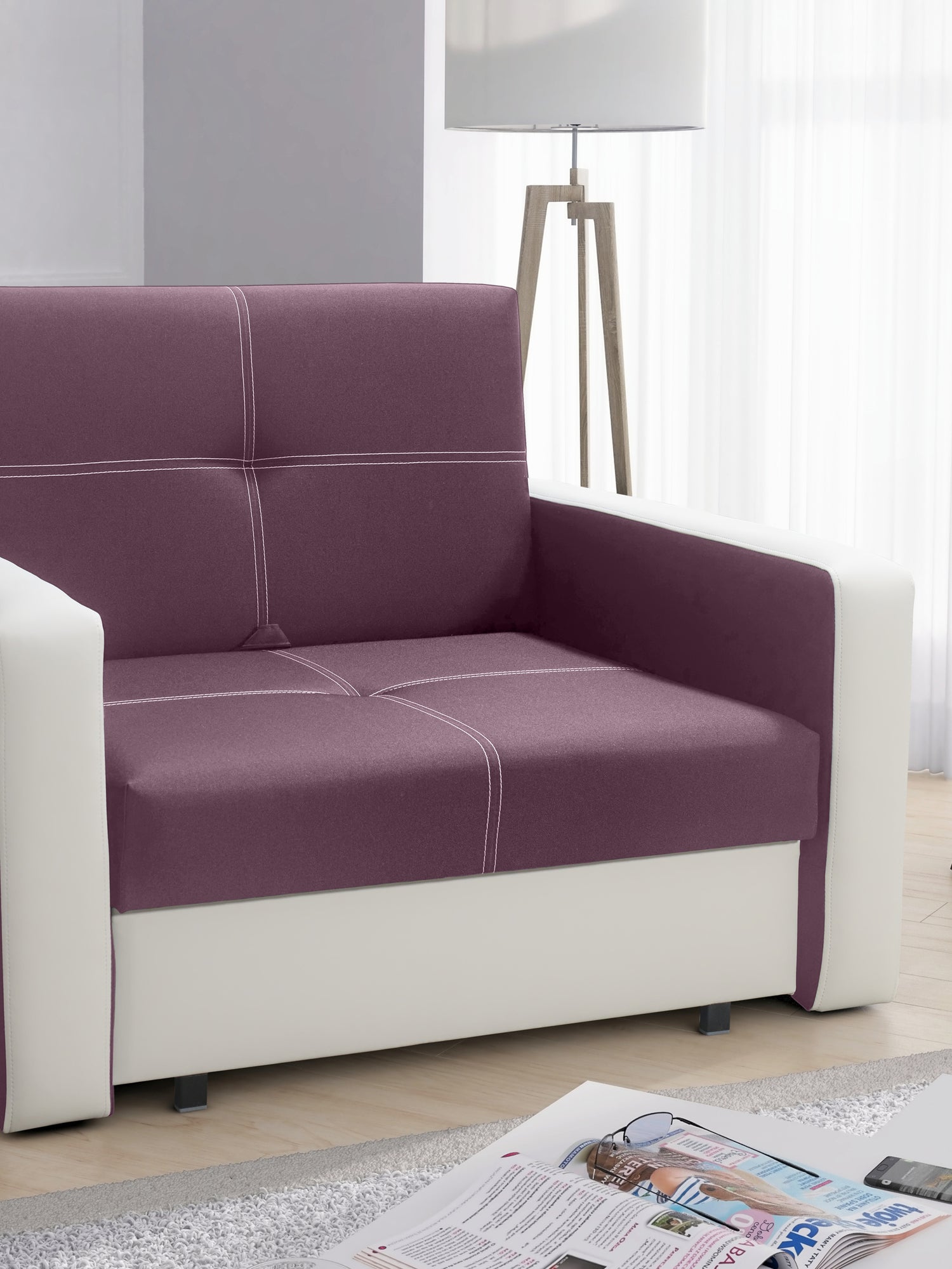 SINGLE SOFA BED BELLA I 108CM / FOAM