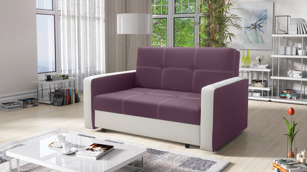 TWO SEATER SOFA BED BELLA II 137CM / SPRINGS + FOAM