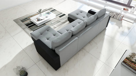 CORNER SOFA BED DAVY U 300CM CHOICE OF COLORS / BONNELL SPRING + FOAMDimensions width: 300 depth: 152 height: 87 sleeping area: 122×246MADE IN KRONOS FABRIC CLICK HEREBERLIN FABRIC CLICK HEREINARI FABRIC CLICK HEREMADRYT FAUX LEATHER CLICK HERE Specificat