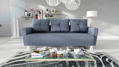 SOFA BED MONE 221CM JASMINE 90 EASY CLEAN FABRIC / BONELL SPRINGS + FOAMSofa dimensions: sleeping area 135/191 cm width 221 cm depth 96 cm height to the seat 44 cm height of the legs 13 cmSpecification: EASY CLEAN FABRIC free-standing furniture upholstere