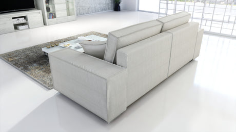 SOFA BED FIORD POSO 100 250cm / SPRINGS + FOAMSOFA DIMENSIONS: sleeping area 154/190 cm width 249 cm depth 94 cm height to the seat 40 cm side height 58 cm seat depth 79 cm (without cushions) seat depth 62 cm (with cushions)* dimensions given with a toler