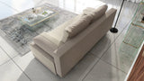 NEW!! SOFA BED CLEO 201CM POSO 100 PAROS 02The new sofa from the CLEO collection is a classic style and great functionality. Beautiful sewing and 4 large, soft pillows add to its unique charm. Thanks to the standard use of wave springs and highly elastic