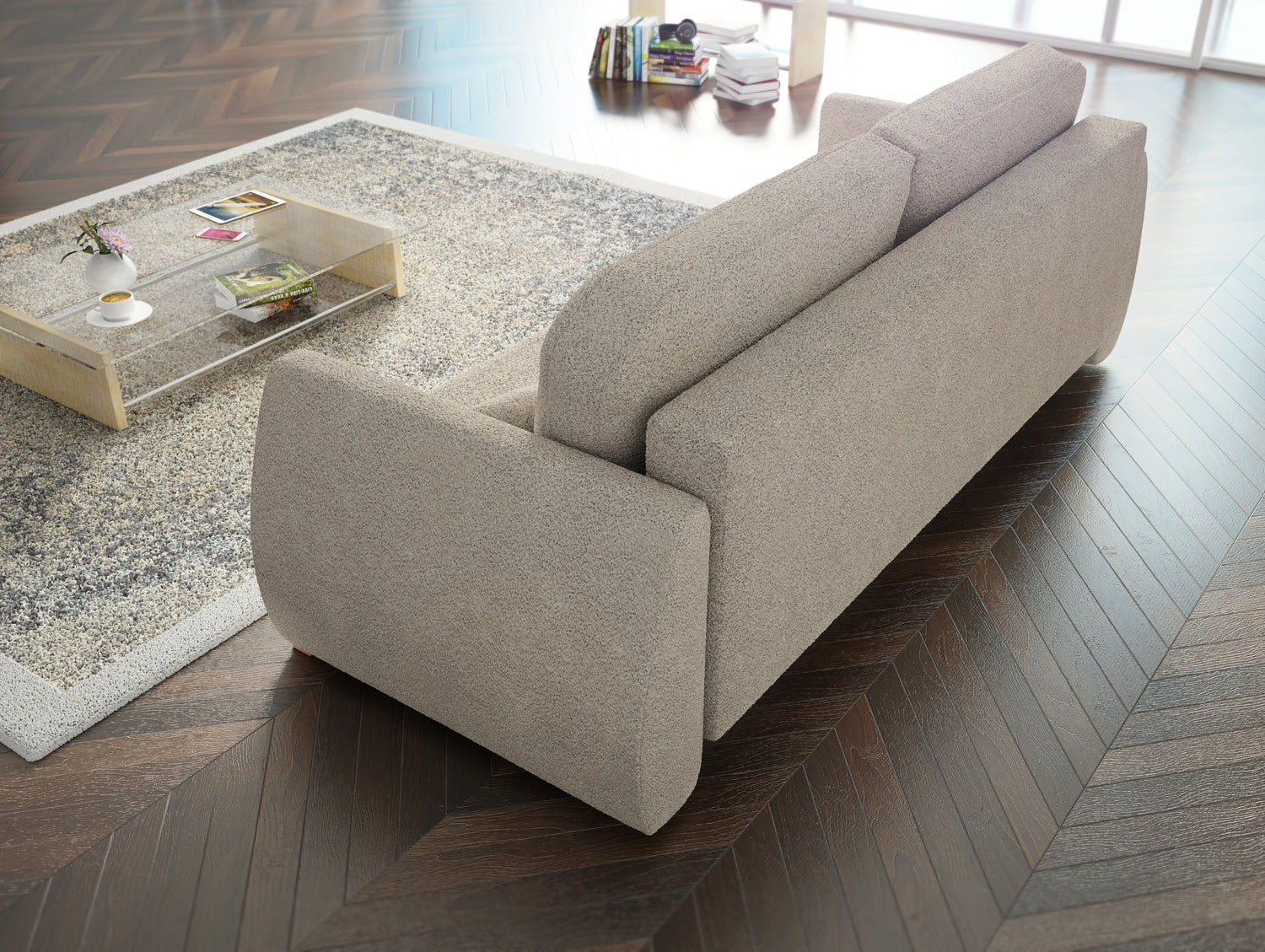 NEW! SOFA BED DALIA 221CM BONELL SPINGS + FOAM / CHOICE OF COLOR