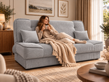 SOFA BED WOLY 198CM / SPRINGS + FOAM - Anna Furniture