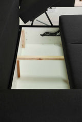 CORNER SOFA BED DORIS 246CM 2X STORAGE SPACE UNIVERSAL RIGHT/LEFT CORNER / BONELL SPRINGS + FOAMTHIS MODEL IS UNIVERSAL WHICH MEANS YOU CAN CHOOSE CORNER SIDE DURING ASSEMBLYBONELL SPRINGS + FOAM 2X Storage space 3X pillow included CHOICE OF COLOR Product