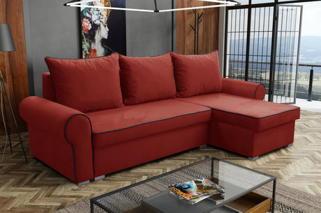 UNIVERSAL CORNER SOFA BED LORD 244cm 2X STORAGE SPACE CHOICE OF COLORS / FOAMTHIS MODEL IS UNIVERSAL WHICH MEANS YOU CAN CHOOSE CORNER SIDE DURING ASSEMBLY3x PILLOWS INCLUDED2X STORAGE SPACEMADE IN MANILA FABRIC CLICK HERE2X STORAGE SPACEManila are charac