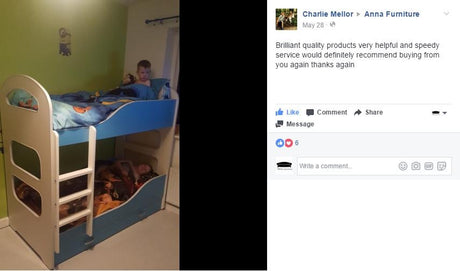 CUSTOMER POHOTOS & REVIEWSVISIT AND LIKE OUR FACEBOOK PAGEAnna Furniture