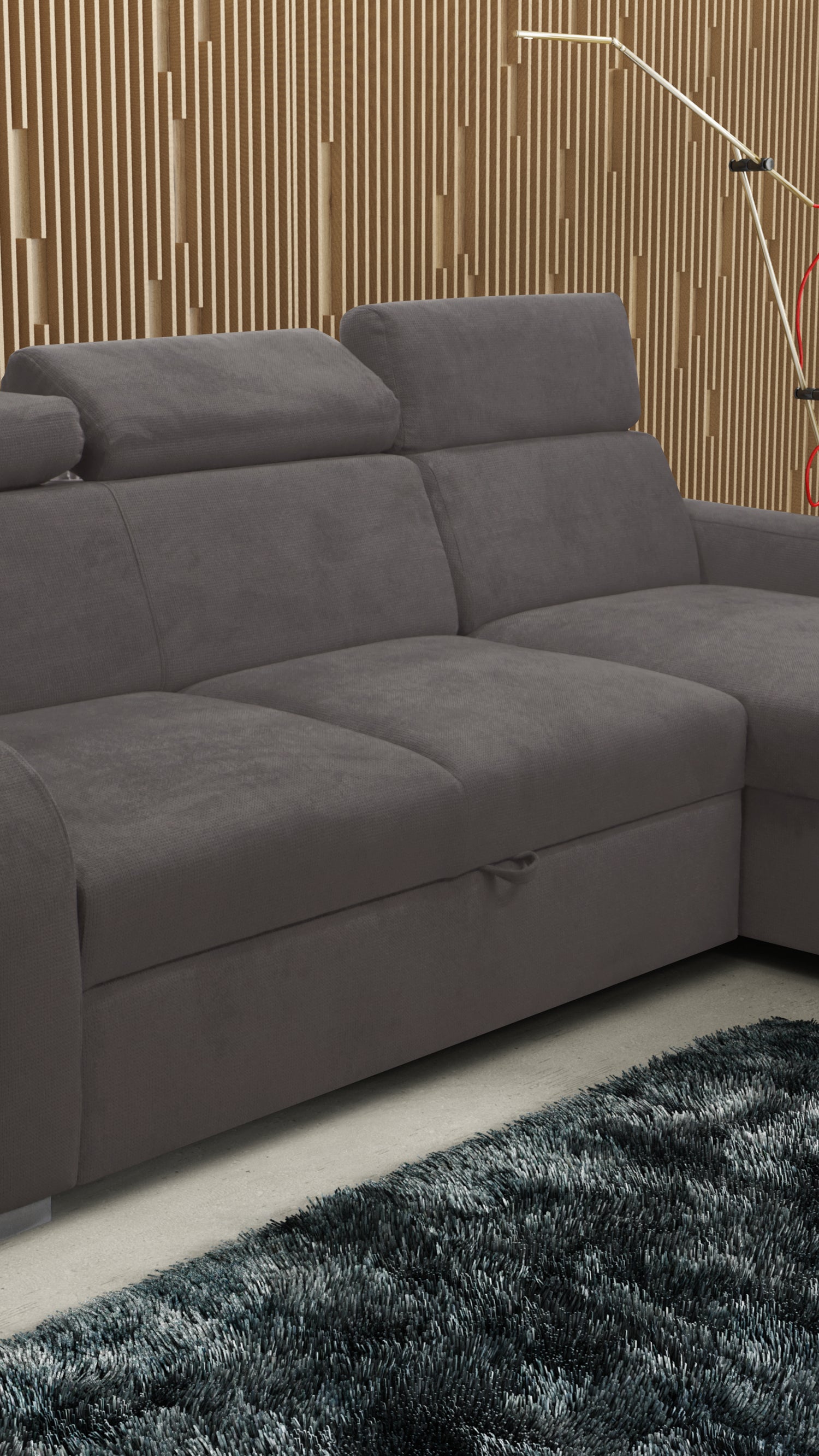 UNIVERSAL CORNER SOFA BED ASTEE 235CM EASY CLEAN FABRIC ADJUSTABLE HEADREST CHOICE OF COLORS / SPRINGS + FOAMTHIS MODEL IS UNIVERSAL WHICH MEANS YOU CAN CHOOSE CORNER SIDE DURING ASSEMBLYASTI 1 ecru ASTI 2 beige ASTI 3 cold beige ASTI 4 toffee ASTI 5 milk