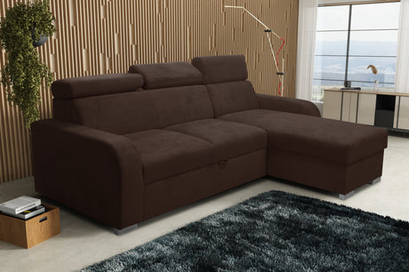UNIVERSAL CORNER SOFA BED ASTEE 235CM EASY CLEAN FABRIC ADJUSTABLE HEADREST CHOICE OF COLORS / SPRINGS + FOAMTHIS MODEL IS UNIVERSAL WHICH MEANS YOU CAN CHOOSE CORNER SIDE DURING ASSEMBLYASTI 1 ecru ASTI 2 beige ASTI 3 cold beige ASTI 4 toffee ASTI 5 milk