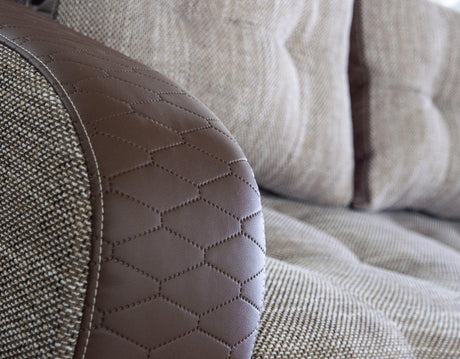 CORNER SOFA BED SAM BROWN BERLIN 03 / W55 236CM 2X STORAGE SPACE universal RIGHT/LEFT CORNER / BONELL SPRINGS + FOAMTHIS MODEL IS UNIVERSAL WHICH MEANS YOU CAN CHOOSE CORNER SIDE DURING ASSEMBLY3x PILLOWS INCLUDED2X STORAGE SPACE BONELL SPRINGS + FOAM DIM