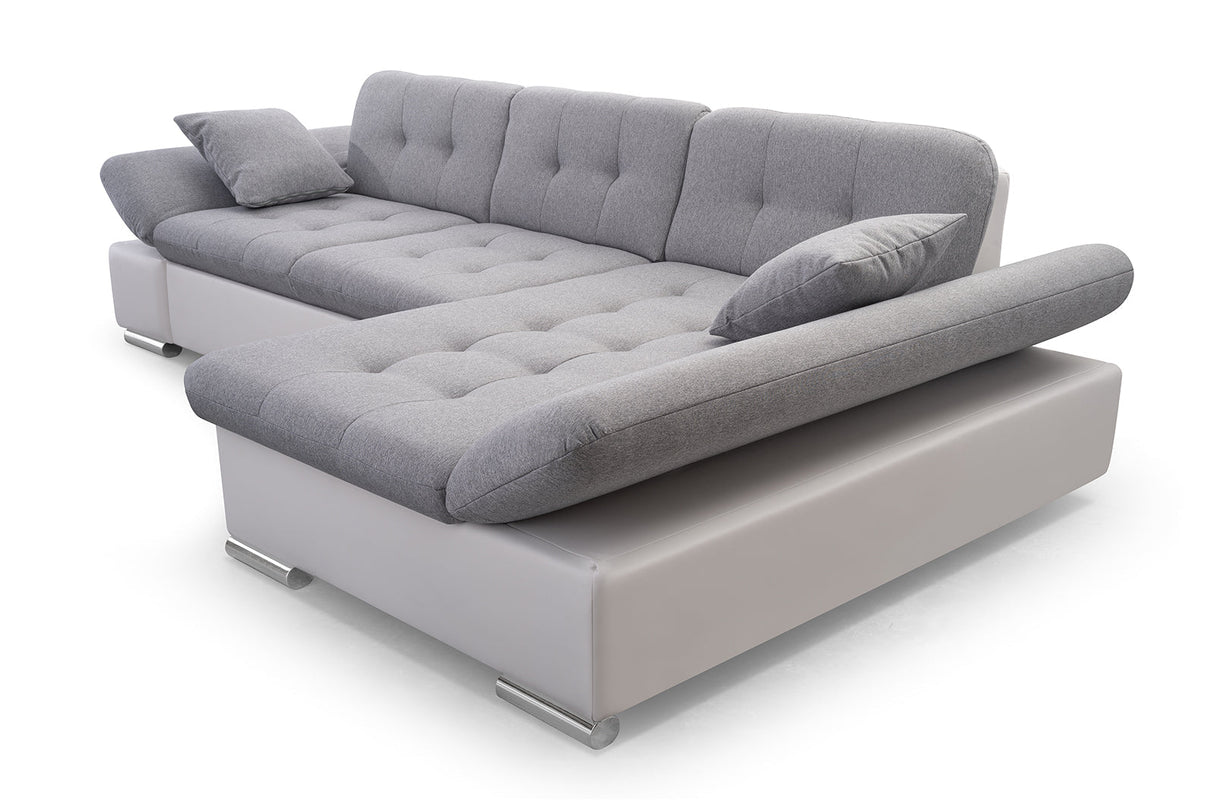 CORNER SOFA BED TOKYO 278cm TATUM 283 / SOFT 11 / SPRINGS + FOAMADJUSTABLE ARMRESTSLARGE SLEEPING AREALIFT UP STORAGE SPACEFOAM + WAVY SPRINGS TOP OF SOFA FABRIC TATUM CLICK HERE BTOOM FAUX LEATHER SOFT CLICK HEREAnna Furniture