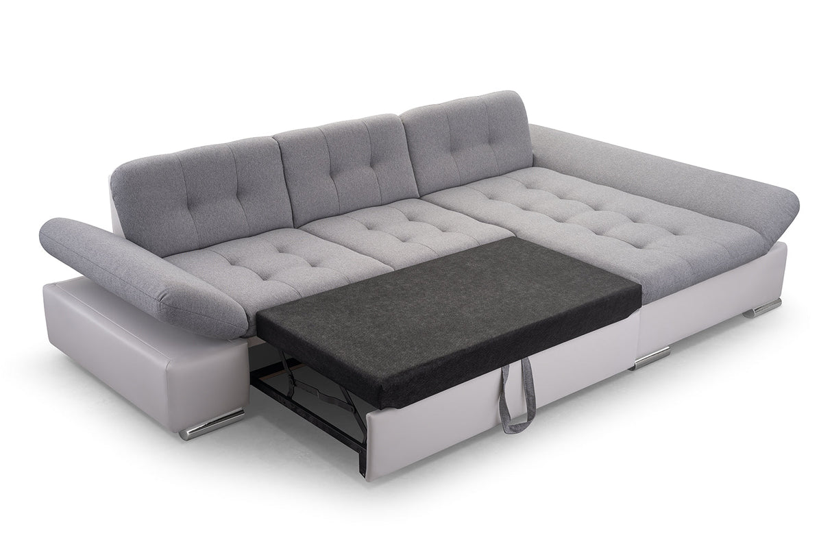 CORNER SOFA BED TOKYO 278cm TATUM 278 / SOFT 11 / SPRINGS + FOAMADJUSTABLE ARMRESTSLARGE SLEEPING AREALIFT UP STORAGE SPACEFOAM + WAVY SPRINGS TOP OF SOFA FABRIC TATUM CLICK HERE BTOOM FAUX LEATHER SOFT CLICK HEREAnna Furniture