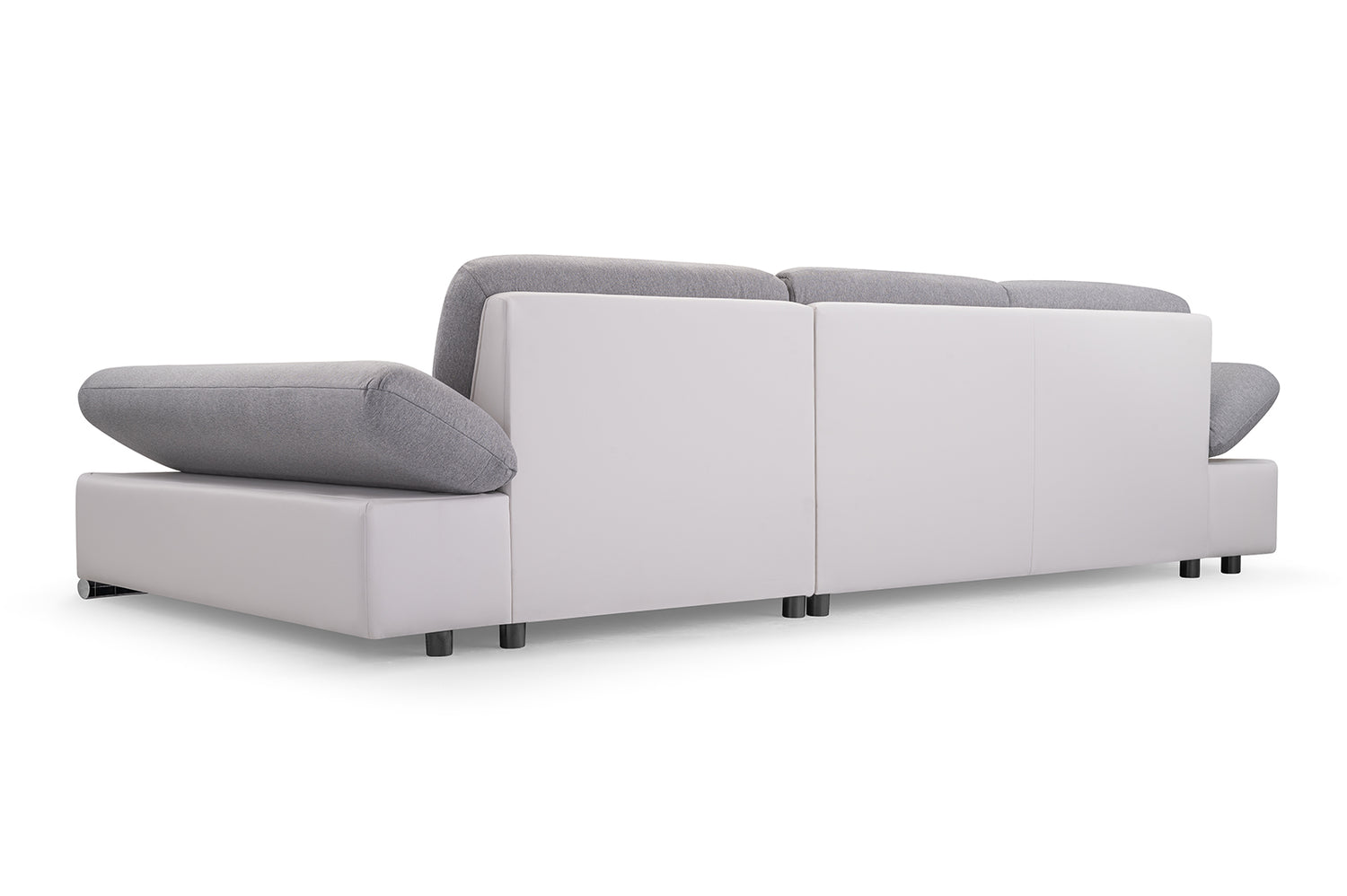 CORNER SOFA BED TOKYO GREY/WHITE 278cm TATUM 279 / SOFT 17 / SPRINGS + FOAMADJUSTABLE ARMRESTSLARGE SLEEPING AREALIFT UP STORAGE SPACEFOAM + WAVY SPRINGS TOP OF SOFA FABRIC TATUM CLICK HERE BTOOM FAUX LEATHER SOFT CLICK HEREAnna Furniture