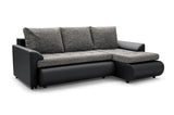CORNER SOFA BED PRADO LAWA 5/11 226CM / SPRINGS + FOAMSEAT AND CUSHION MADE IN LAWA FABRIC CLICK HERE BOTTOM AND SIDES MADE ON FAUX LEATHER SOFT CLICK HERECORNER SOFA BED PRADADIMENSTIONS:WIDTH: 226cmDEPTH: 152CMHEIGHT: 85CMPACKED WEIGHT/DIMENTIONS 1/3 23