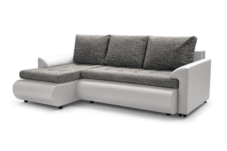 CORNER SOFA BED PRADO LAWA 5/17 226CM / SPRINGS + FOAMSEAT AND CUSHION MADE IN LAWA FABRIC CLICK HERE BOTTOM AND SIDES MADE ON FAUX LEATHER SOFT CLICK HERECORNER SOFA BED PRADAWAVY SPRINGSFOAM T30SLEEPING FUNCTIONDIMENSTIONS:WIDTH: 226cmDEPTH: 152CMHEIGHT