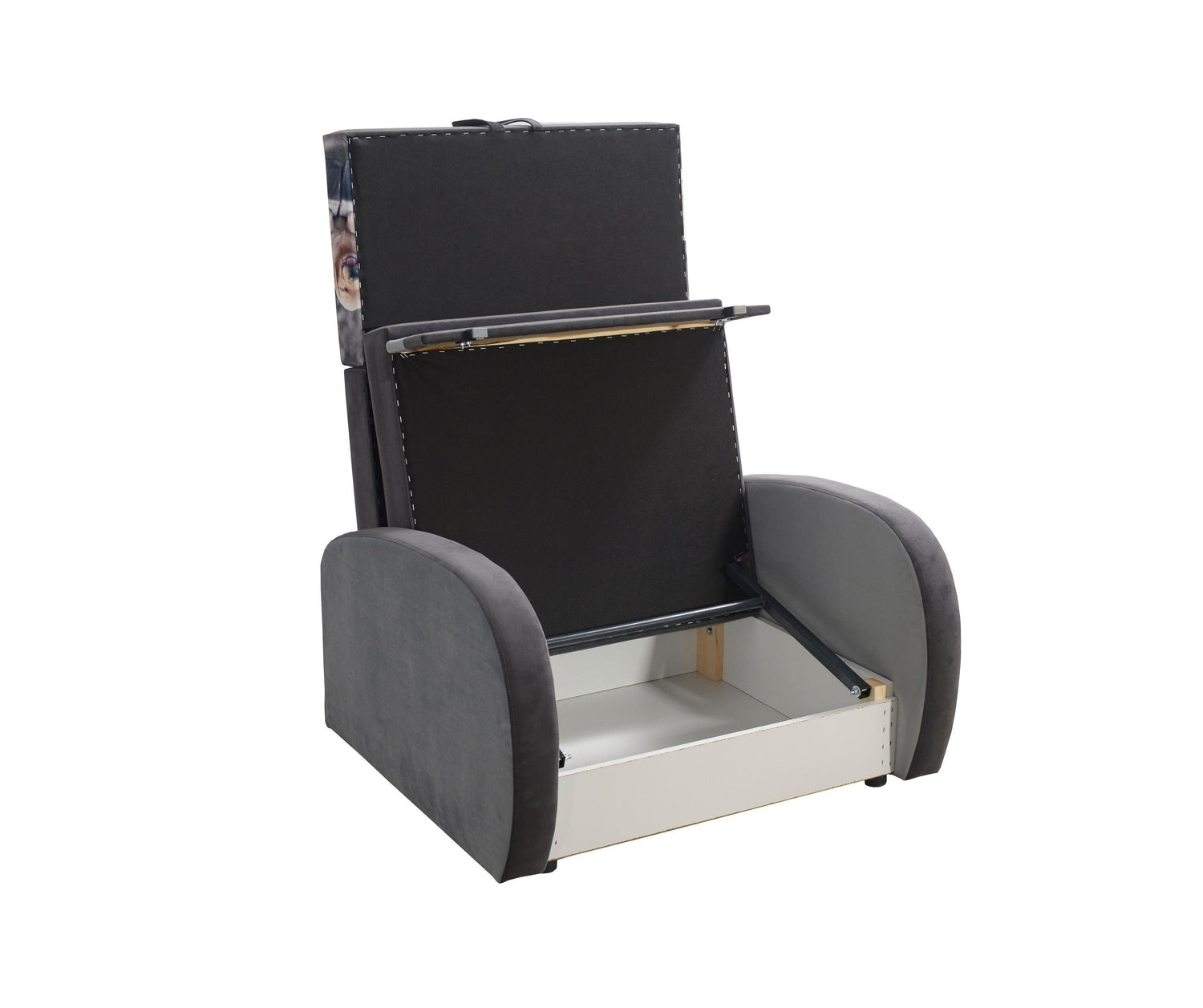 SINGLE SOFA BED TOLA 100CM *CHOICE OF COLORS* EASY CLEAN FABRIC / FOAMDimensions:- width 100 cm- height 85 cm- depth 97 cm- sleeping area 80/195 cm Made on a solid pine skeleton, the structure will allow for long-term and trouble-free use Sleeping functio