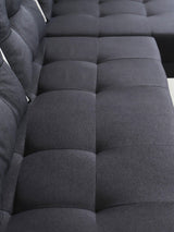 CORNER SOFA BED SAM GRAPHITE / WHITE 236CM 2X STORAGE SPACE universal RIGHT/LEFT CORNER / BONELL SPRINGS + FOAMTHIS MODEL IS UNIVERSAL WHICH MEANS YOU CAN CHOOSE CORNER SIDE DURING ASSEMBLY3x PILLOWS INCLUDED2X STORAGE SPACE BONELL SPRINGS + FOAM - length