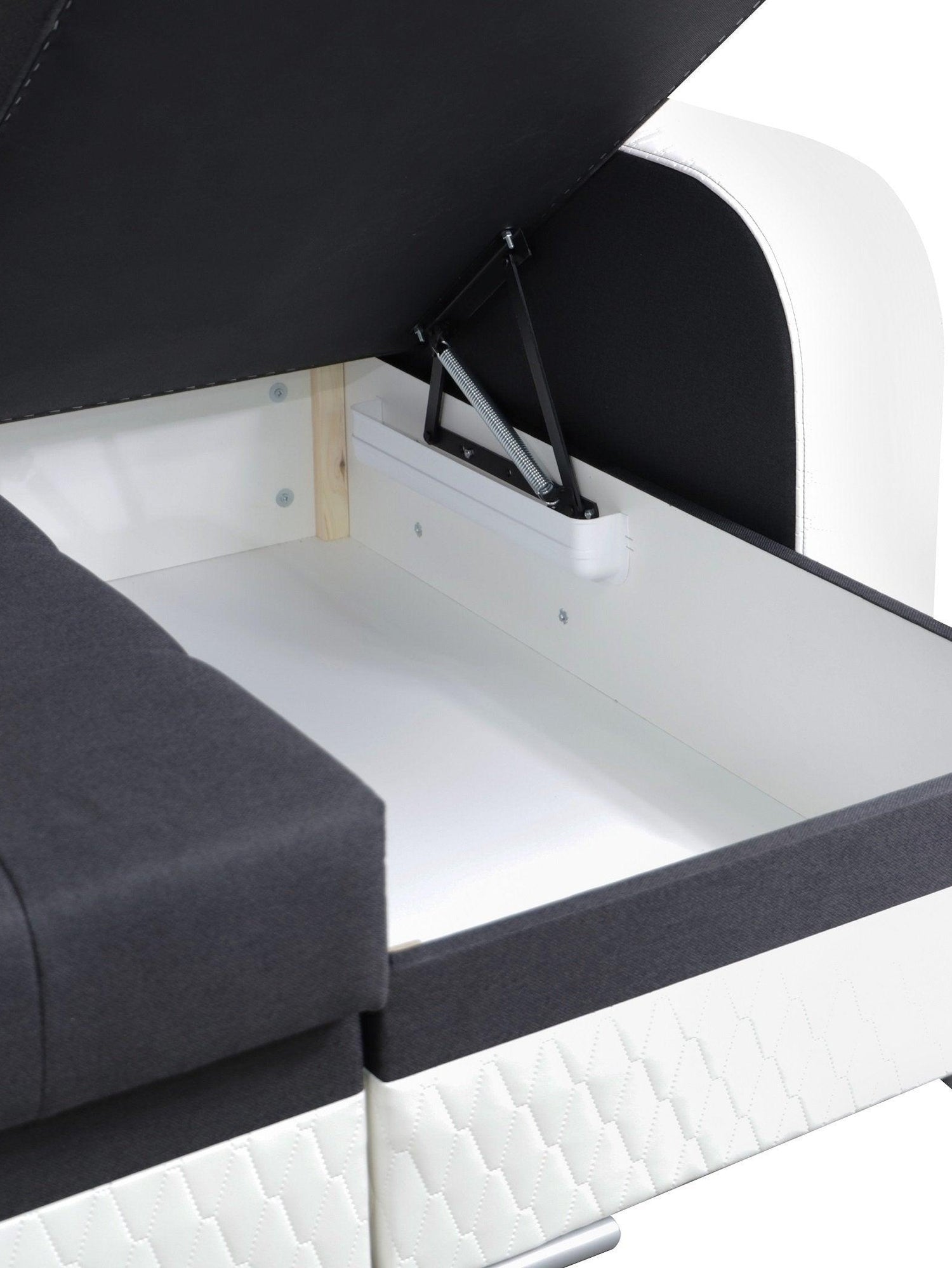 CORNER SOFA BED SAM BROWN BERLIN 03 / W55 236CM 2X STORAGE SPACE universal RIGHT/LEFT CORNER / BONELL SPRINGS + FOAMTHIS MODEL IS UNIVERSAL WHICH MEANS YOU CAN CHOOSE CORNER SIDE DURING ASSEMBLY3x PILLOWS INCLUDED2X STORAGE SPACE BONELL SPRINGS + FOAM DIM