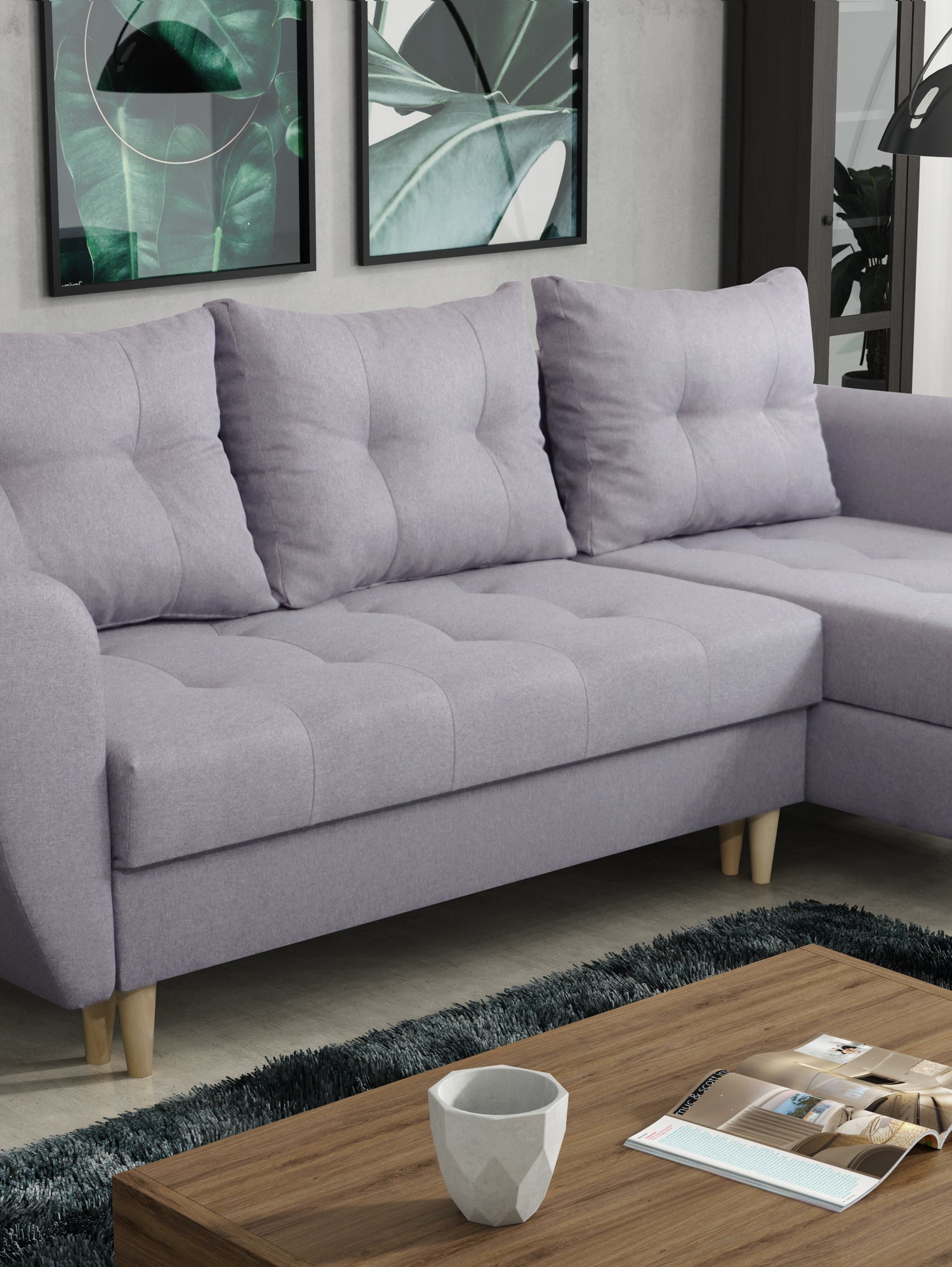 CORNER SOFA BED PALMO 2X STORAGE SPACE MALMO 90 GREY 240cm universal RIGHT/LEFT CORNER / BONELL SPRINGS + FOAMVIEW ALL COLORS CLICK HERE﻿THIS MODEL IS UNIVERSAL WHICH MEANS YOU CAN CHOOSE CORNER SIDE DURING ASSEMBLYMADE IN MALMO FABRIC CLICK HERE3x PILLOW