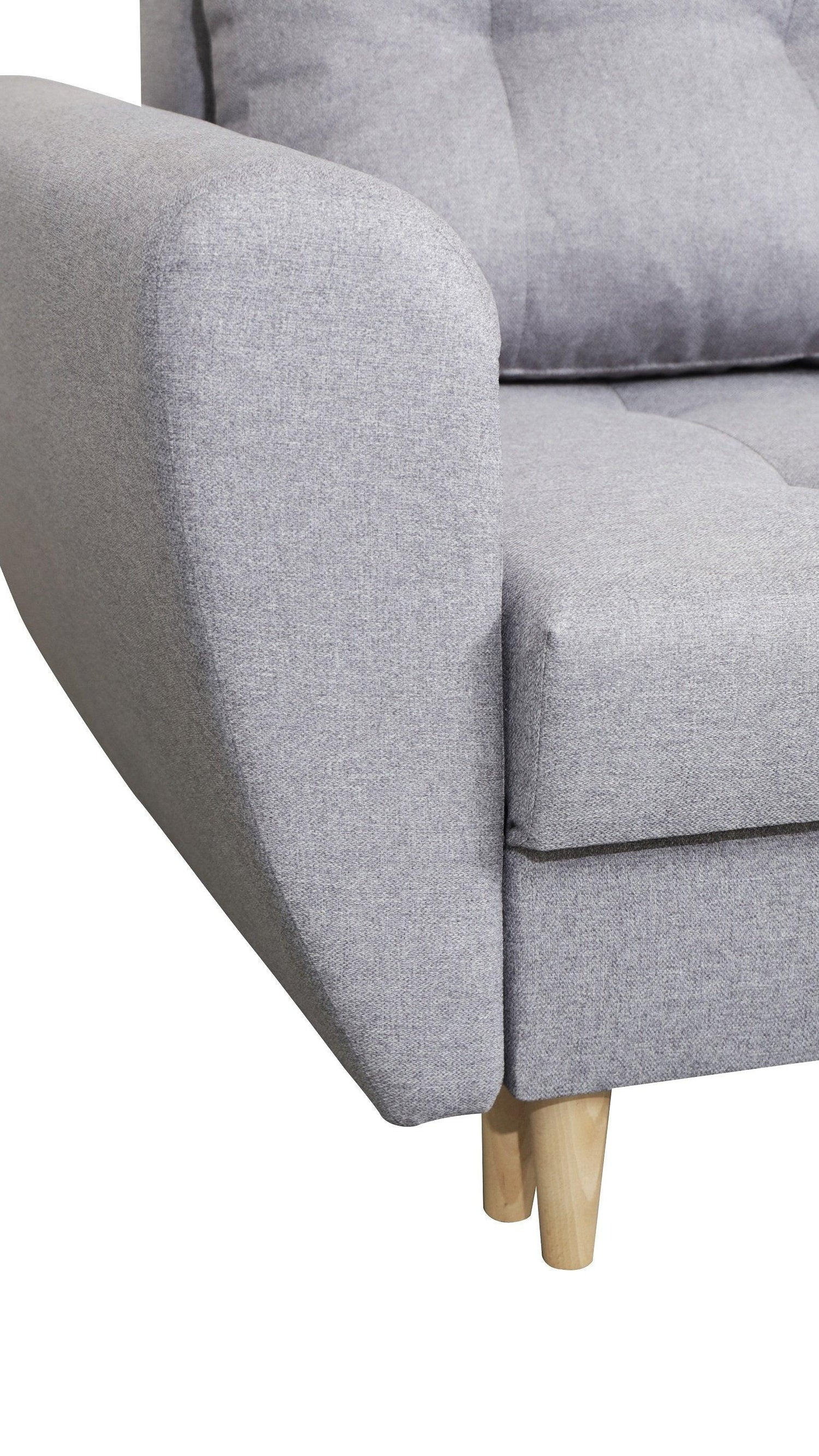 CORNER SOFA BED PALMO 2X STORAGE SPACE MALMO 95 GREY 240cm universal RIGHT/LEFT CORNER / BONELL SPRINGS + FOAMVIEW ALL COLORS CLICK HERETHIS MODEL IS UNIVERSAL WHICH MEANS YOU CAN CHOOSE CORNER SIDE DURING ASSEMBLYMADE IN MALMO FABRIC CLICK HERE3x PILLOWS