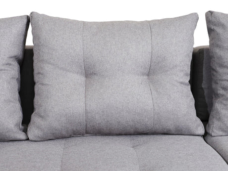 CORNER SOFA BED PALMO 2X STORAGE SPACE MALMO 90 GREY 240cm universal RIGHT/LEFT CORNER / BONELL SPRINGS + FOAMVIEW ALL COLORS CLICK HERE﻿THIS MODEL IS UNIVERSAL WHICH MEANS YOU CAN CHOOSE CORNER SIDE DURING ASSEMBLYMADE IN MALMO FABRIC CLICK HERE3x PILLOW