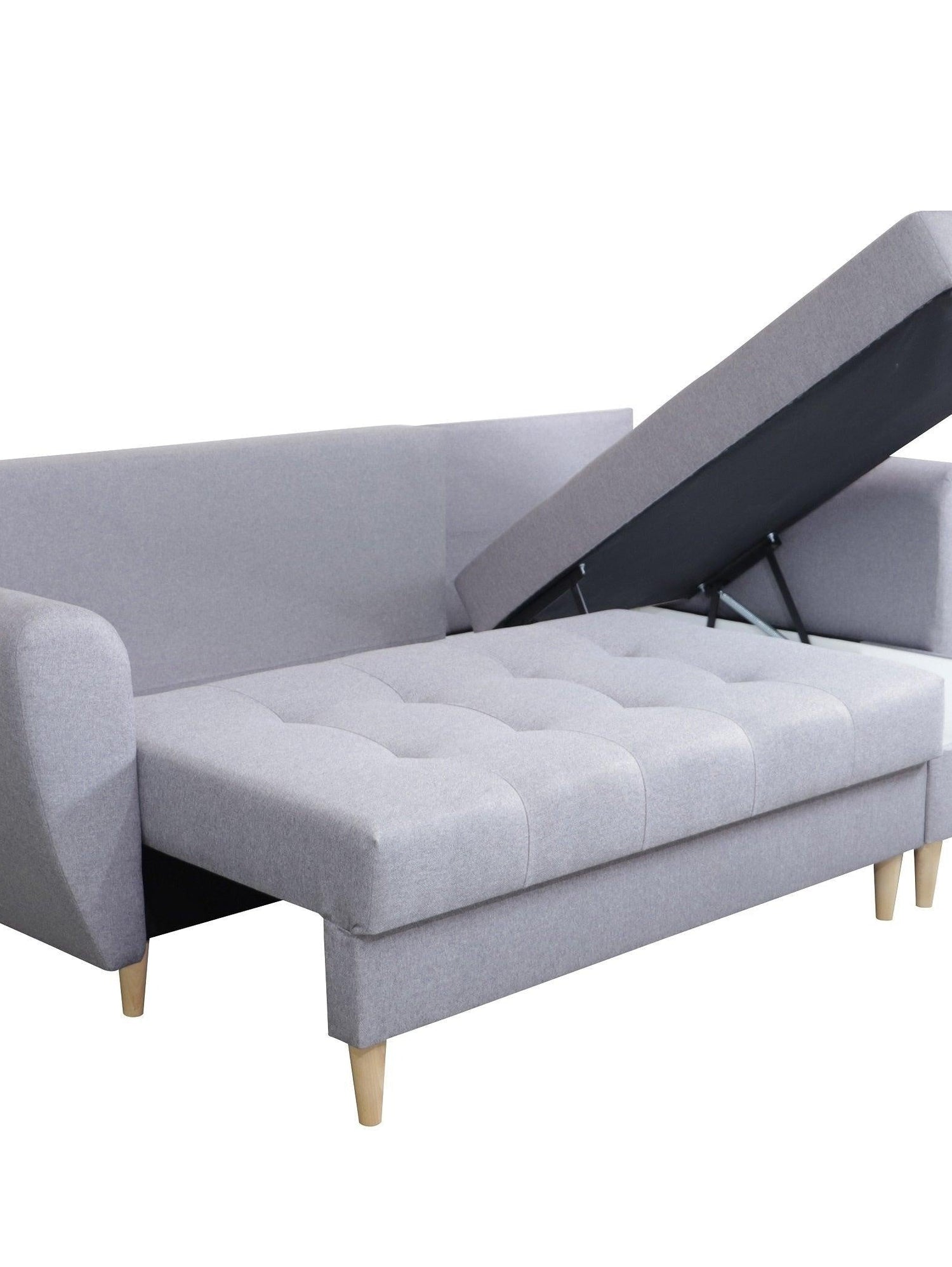 CORNER SOFA BED PALMO 2X STORAGE SPACE MALMO 90 GREY 240cm universal RIGHT/LEFT CORNER / BONELL SPRINGS + FOAMVIEW ALL COLORS CLICK HERE﻿THIS MODEL IS UNIVERSAL WHICH MEANS YOU CAN CHOOSE CORNER SIDE DURING ASSEMBLYMADE IN MALMO FABRIC CLICK HERE3x PILLOW