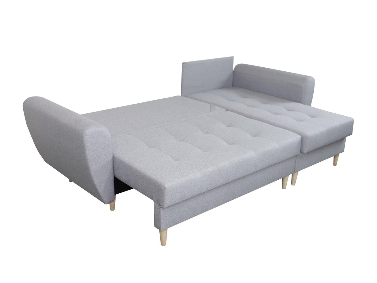 CORNER SOFA BED PALMO 2X STORAGE SPACE GREEN MALMO 37 240cm universal RIGHT/LEFT CORNER / BONELL SPRINGS + FOAMVIEW ALL COLORS CLICK HERETHIS MODEL IS UNIVERSAL WHICH MEANS YOU CAN CHOOSE CORNER SIDE DURING ASSEMBLYMADE IN MALMO FABRIC CLICK HERE3x PILLOW