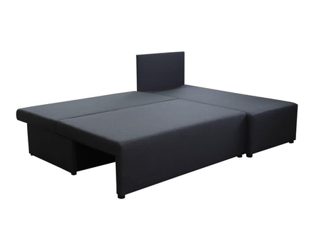 SMALL CORNER SOFA BED TOM 201CM MALMO 90 UNIVERSAL RIGHT/LEFT CORNER / FOAMTHIS MODEL IS UNIVERSAL WHICH MEANS YOU CAN CHOOSE CORNER SIDE DURING ASSEMBLY2x LARGE 2X SMALL SIDE PILLOWS INCLUDED1X STORAGE SPACEMADE IN MALMO FABRIC CLICK HEREThe corner is ma