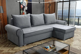 UNIVERSAL CORNER SOFA BED LORD 244cm 2X STORAGE SPACE CHOICE OF COLORS / FOAMTHIS MODEL IS UNIVERSAL WHICH MEANS YOU CAN CHOOSE CORNER SIDE DURING ASSEMBLY3x PILLOWS INCLUDED2X STORAGE SPACEMADE IN MANILA FABRIC CLICK HERE2X STORAGE SPACEManila are charac