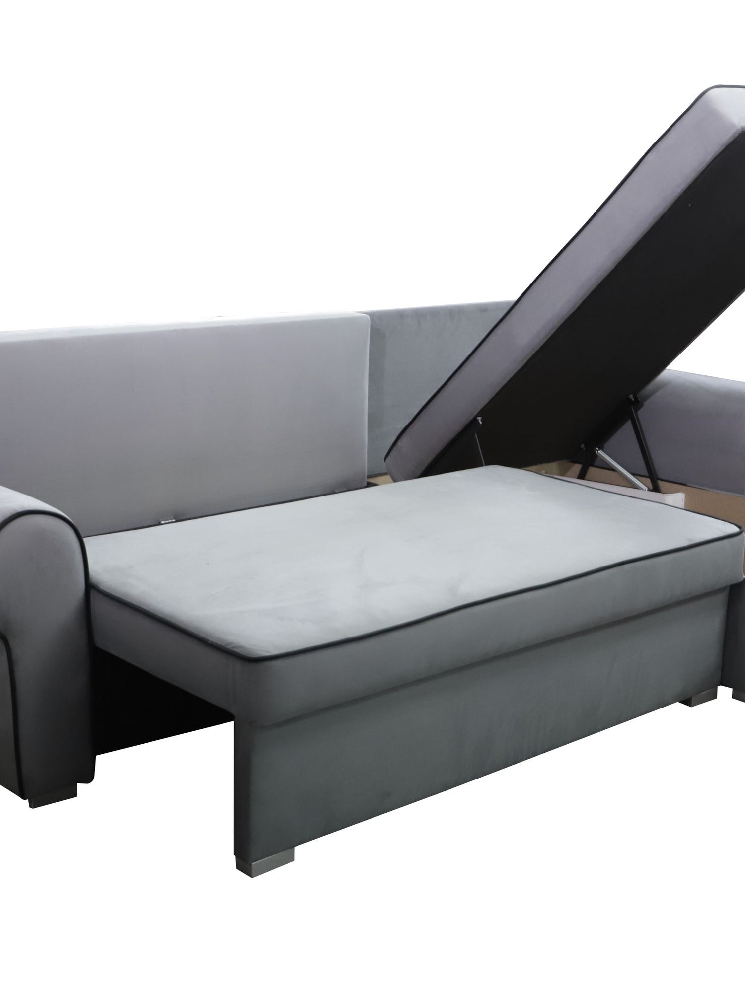 UNIVERSAL CORNER SOFA BED LORD 244cm 2X STORAGE SPACE CHOICE OF COLORS / FOAMTHIS MODEL IS UNIVERSAL WHICH MEANS YOU CAN CHOOSE CORNER SIDE DURING ASSEMBLY3x PILLOWS INCLUDED2X STORAGE SPACEMADE IN MANILA FABRIC CLICK HERE2X STORAGE SPACEManila are charac