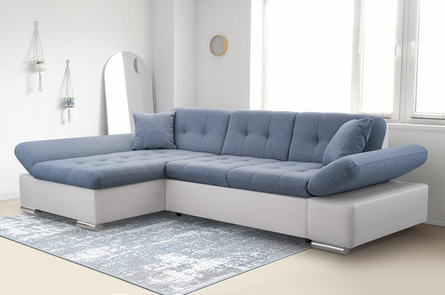 CORNER SOFA BED TOKYO 278cm TATUM 278 / SOFT 17 / SPRINGS + FOAMADJUSTABLE ARMRESTSLARGE SLEEPING AREALIFT UP STORAGE SPACEFOAM + WAVY SPRINGS TOP OF SOFA FABRIC TATUM CLICK HERE BTOOM FAUX LEATHER SOFT CLICK HEREUncategorizedAnna Furniture