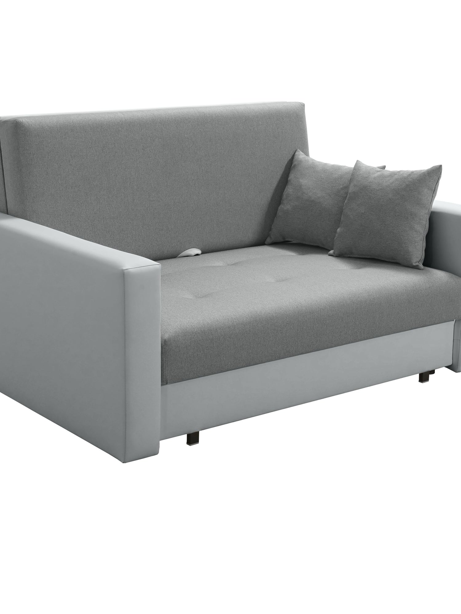 2 SEATER SOFA BED SMART II 137CM CHOICE OF COLORS / SPRINGS + FOAMDimensions :- width 137 cm- height 85 cm- depth 95 cm- area sleeping 113/195 cm(no possibility to change dimensions) +/- 3The sofa is made on a wooden skeleton, the seat uses corrugated spr