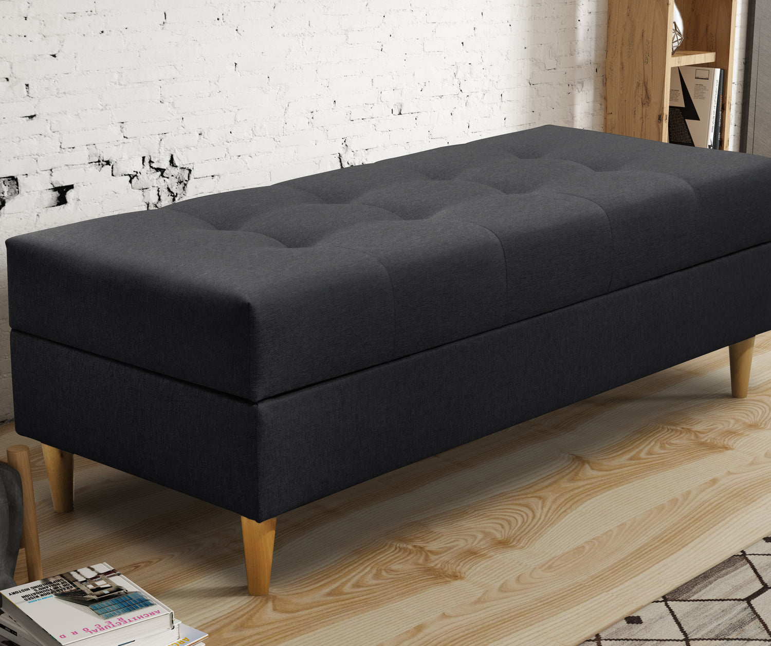 OTTOMAN STORAGE BOX 129X55CM MATCHING WITH SOFA BRIAN AND PALMO CHOICE OF COLORSMADE IN MALMO FABRIC CLICK HERESPARK FABRIC CLICK HERESIZE:129X55CMHEIGHT 43CMCAN BE MADE IN DIFFERENT FABRIC/COLOR CONTACT US TO ORDERAnna Furniture