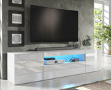 TV STAND SAMBA 200CMThe modern design will meet the expectations of all those who value a combination of simplicity and elegance Minimalistic design The cabinet has 2 functional, spacious compartments on the left and right side and one, centrally located,