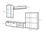TV WALL UNIT DAMIAN SONOMATV wall unit DAMIAN is perfect for modern interior of your living room.16 colors remote control led lights +£20UncategorizedAnna Furniture