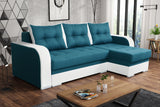 CORNER SOFA BED SAM TWIST 12 / 1115 236CM 2X STORAGE SPACE universal RIGHT/LEFT CORNER / BONELL SPRINGS + FOAMTHIS MODEL IS UNIVERSAL WHICH MEANS YOU CAN CHOOSE CORNER SIDE DURING ASSEMBLY3x PILLOWS INCLUDED2X STORAGE SPACE BONELL SPRINGS + FOAM - length: