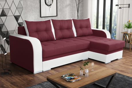 CORNER SOFA BED SAM TWIST 9 / 1115 236CM 2X STORAGE SPACE universal RIGHT/LEFT CORNER / BONELL SPRINGS + FOAMTHIS MODEL IS UNIVERSAL WHICH MEANS YOU CAN CHOOSE CORNER SIDE DURING ASSEMBLY3x PILLOWS INCLUDED2X STORAGE SPACE BONELL SPRINGS + FOAM - length: