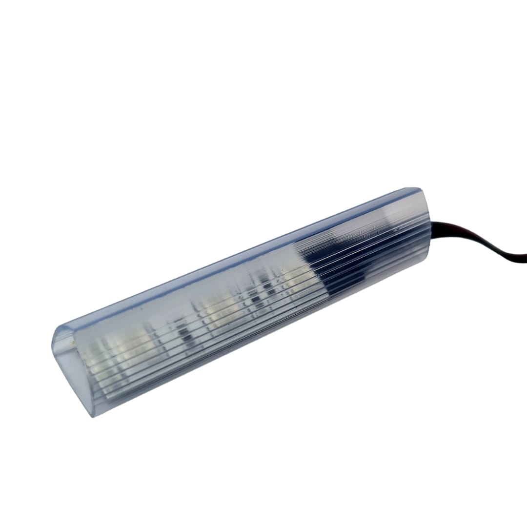 2x RGB LED clips for glass shelves (16 colors remote control LED lights)Technical parameters: number of clips in the set - 2 number of LEDs in each clip - 3 LEDs used - SMD 5050 RGB clip length - 7cm clip housing - transparent cable length from the clip t