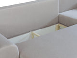 CORNER SOFA BED MALIBU 248CM UNIVERSAL CHOICE OF COLORS UNIVERSAL RIGHT/LEFT CORNER / FOAMTHIS MODEL IS UNIVERSAL WHICH MEANS YOU CAN CHOOSE CORNER SIDE DURING ASSEMBLYMADE IN MALMO FABRIC CLICK HERE3x PILLOWS INCLUDED1X STORAGE SPACEDIMENTIONS:Corner wid